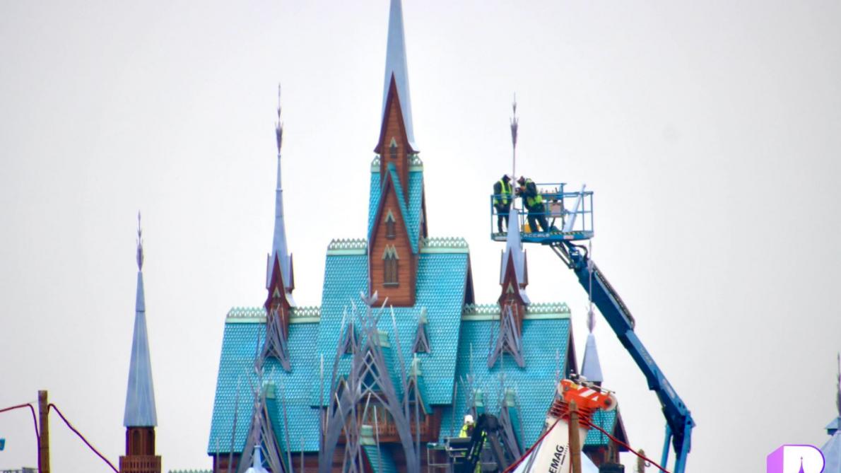 Construction du château d'Arendelle